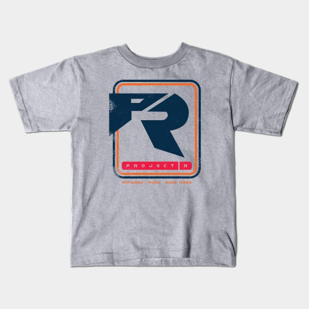 Project R - Retro Logo Kids T-Shirt by PRWear